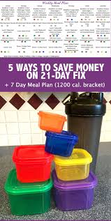 5 Ways To Save Money On 21 Day Fix Menu Sante Recette Sante Sante