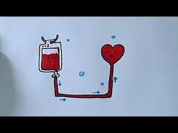 Campangna di comunicazione per il world blood donor day 2012. Donate Blood Poster Drawing