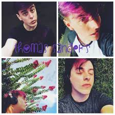 Thomas Sander With Purple Hair Thomas Sanders Best Youtubers Disney Princes