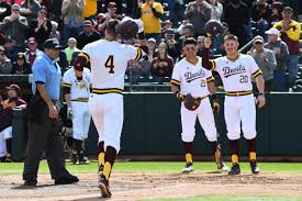 45 results for notre dame baseball jersey. Asu Baseball Offensive Surge Continues To Complete Sweep Over Notre Dame House Of Sparky