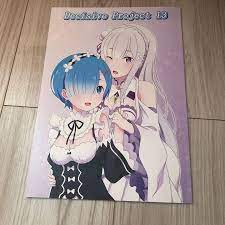 Re:Zero -Starting Life in Another World Doujinshi REM Emilia ART BOOK  Comiket 95 | eBay