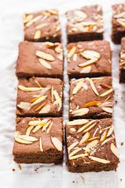 Almond Chocolate Brownie Eggless Recipe Eggless Baking Eggless Desserts Best Chocolate Brownie Recipe