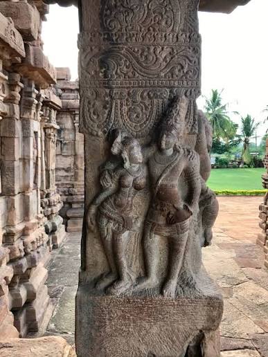 File:8th century reliefs at Mallikarjuna temple, Pattadakal Hindu monuments Karnataka 4.jpg - Wikimedia Commons