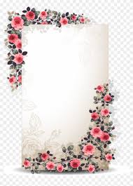 Vintage card with tulip flowers. Flower Paper Euclidean Vector Floral Design Flowers Borders Vector Free Transparent Png Clipart Images Download