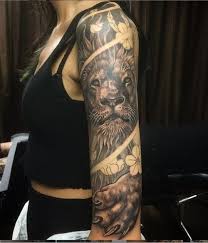 It is a good idea for girls who would not like to take it to full sleeves. 78 Lion Tattoo Ideas Which You Like September 2019 Sleeve Tattoos Tattoos Tattoos For Women