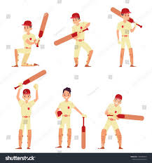 Flying, clear glass, clear water, cricket bat, cartoon bat, mammals, terror, baseball bat, cartoon hand drawing, ha, clipart. Set Of Man Stands In Different Action Poses Holding Cricket Bat Cartoon Style Vector Illustration Is Cartoon Styles Illustration Character Design Action Poses
