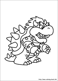 Mario with luigi in funny mood: Get This Mario Coloring Pages Bowser U57dn