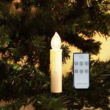 Set Of 10 Battery Powered Remote Control Led Christmas Tree Taper Candles W Controller Mount Clips Birthday Wedding Party Decor Led Christmas Led Christmas Treechristmas Led Aliexpress