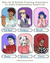 Step by step drawing tutorial on how to draw o'hare from animal crossing. Y All Take Gijinka Fanart Animalcrossing