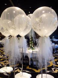 Simple And Beautiful Balloon Wedding Centerpieces Decoration Ideas 29 Wedding Balloon Decorations Wedding Balloons Bridal Shower Party