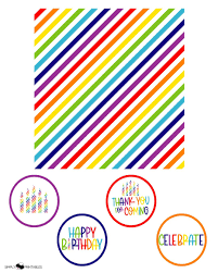Maybe you would like to learn more about one of these? Free Printables Rainbow Birthday Party Favors And Invitation