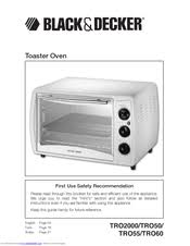 Black And Decker Toast R Oven Tro420 Manual Black Decker Tro2000 Instruction Manual Pdf Download Manualslib