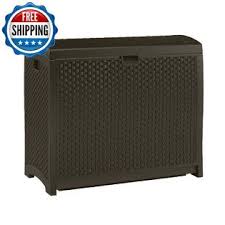 Check spelling or type a new query. Suncast Dbw9200 99 Gallon Resin Wicker Outdoor Patio Storage Deck Box Container Garden Yard