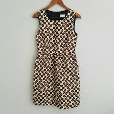 Red Valentino Leopard Floral Print Dress Italy 44