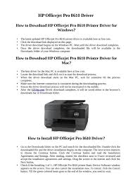 Hp officejet pro 8610 mac printer driver download (153.03 mb). How To Download And Install Hp Officejet Pro 8610 Driver By Jack Leach Issuu
