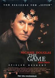 GAME Original Movie Poster 1997 Douglas Penn German 1-Sheet ROLLED