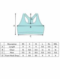 sizing for zyia bras in 2019 bra sizes 4 way stretch