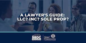 A Lawyer's Guide: LLC? Inc? Sole Prop?