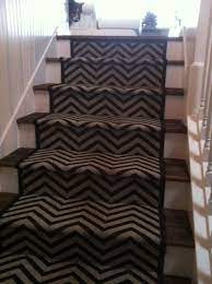 Chevron Stair Runner Stair Runner Stairs House Decor Rustic