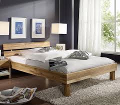 Sie eignen sich bestens für einzelne personen jeder altersklasse. Massivholz Bett 120x200 Bettgestell Mit Geteiltem Kopfteil Holzbett Wildeiche Geolt Massivholzmoebel Experte