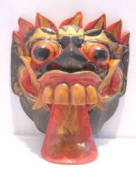Floral wall art that will add beauty to any room. Wooden Barong Mask Hand Carved Wood Bali Wall Decor Art 3101 Buy Online In Moldova At Moldova Desertcart Com Productid 57767977