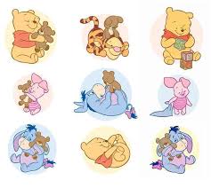 Piglet is winnie‑the‑pooh's closest friend amongst all the toys and animals featured in the stories. Baby Pooh Piglet Eeyore Tigger T Shirt Iron On Transfer Winnie The Pooh Drawing Cute Winnie The Pooh Winnie The Pooh Friends