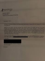 Synchrony is just a job. Synchrony Bank Goodwill Letter Success All Lates Myfico Forums 5112464