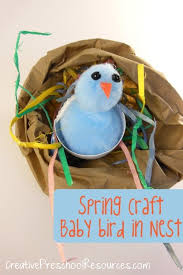 Preschool Bird Crafts For Kids Spring Bird Craft From Creative Preschool Resources Spring Preschool Preschool Crafts Bird Crafts
