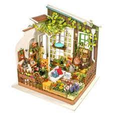 Kids Coffee House Diy Dollhouse Model Toy Gift Set 29 99 Gratis Bezorging Gearbest Com Dollhouse Toys Diy Dollhouse Dollhouse Kits