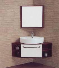 Small bathrooms will gain floor space. 36inc Corner Bathroom Vanities Cabinets S4722 From Walnut Bathroom Vanity Wooden Bathroom Vanity