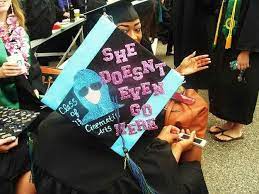 Or Mean Girls Graduation Cap Graduation Cap Designs Msw Graduation Cap