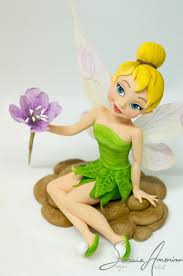 Tinker Bell By Soraia Amorim Tinkerbell Tinkerbell Cake Topper Polymer Clay Fairy
