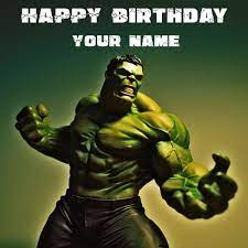Feliz Aniversario Hulk Green Wishiy Com