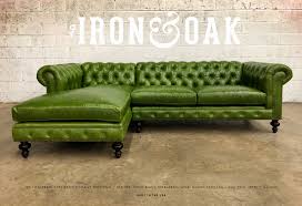 At the chesterfield brand we know the secret behind success. Fitzgerald Chesterfield Chaise Sectional Green Leather Chesterfield Sofa Classic Chesterfield Sofa Leather Couches Living Room