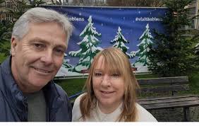 Myself and my son jayden came along to the wells Christmas market trip and  visited my older son david and his wife and my grandchildren. We took them  their pressys ready for