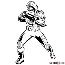 Check spelling or type a new query. How To Draw Bucky Barnes The Winter Soldier Sketchok Easy Drawing Guides