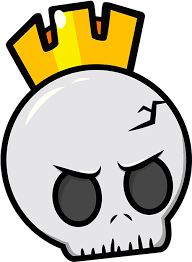 Cartoon skull with bones vector icons. Download Immortal Family Cartoon Skull Face Drawing Full Size Png Image Pngkit