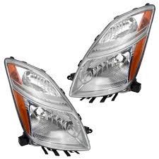 Why do you assume they. New Pair Set Hid Headlight Headlamp Lens Housing Assembly For 06 09 Toyota Prius Ebay