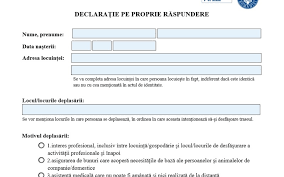 5.0 din 5 stele (4 voturi) pe acelasi subiect; Informare Actualizare Model DeclaraÈ›ie Pe Proprie RÄƒspundere Infobucuresti