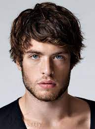 Cozy Wavy Short Layered Synthetic Hair Men Capless Wigs 6 Inches Mens Hairstyles Medium Medium Hair Styles Mens Hairstyles