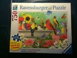 Welcome to the all jigsaw puzzles store! Ravensburger Bathing Birds 199372 750 Piece Large Pieces Jigsaw Puzzle Sealed 4005556199372 Ebay