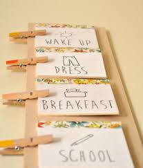 Diy Daily Routine Chart For Kids Routines Daily