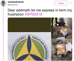 Savesave soalan add math for later. Soalan Add Math Spm Susah Pelajar Ini Bakar Buku Tanda Protes Kongsi Tular Semasa Forum Cari Infonet