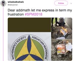 Kerja projek matematik tambahan 2018 tajuk: Pelajar Bakar Buku Sebab Kecewa Tak Dapat Jawab Soalan Spm