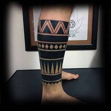 Inspire yourself for the next tattoo and discover different tattoo designs calf tribal tattoos. 60 Tribal Leg Tattoos For Men Cool Cultural Design Ideas