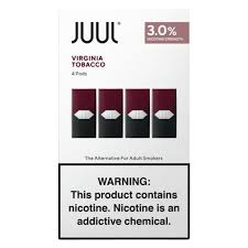 JUUL VIRGINIA  4 PODS 3 PERCENT