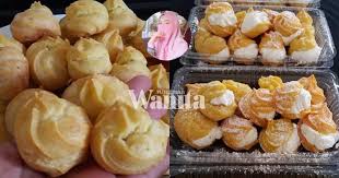 Brioche doughnuts with rich vanilla cream, not too big, not too oily. Asyik Buat Tak Jadi Inilah Cara Paling Mudah Buat Creampuff Gebu Mingguan Wanita