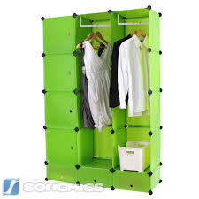 Diy Kleiderschrank Standregal Garderobe Wascheschrank Mit Schubladen Grun Lpc31g Diy Kleiderschrank Kleiderschrank Wurfelregal