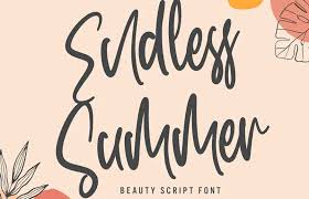 Download Endless Summer Font Dfonts