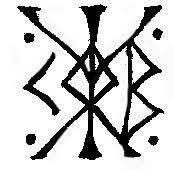 Home Protection Bindrune Trace This On Your Door Or Above Your Door In Chalk Or In A Favorite Oil Bindrunes Ancient Symbols Runes